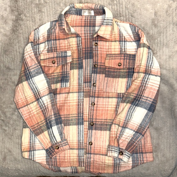 Plaid Shacket - Picture 1 of 4